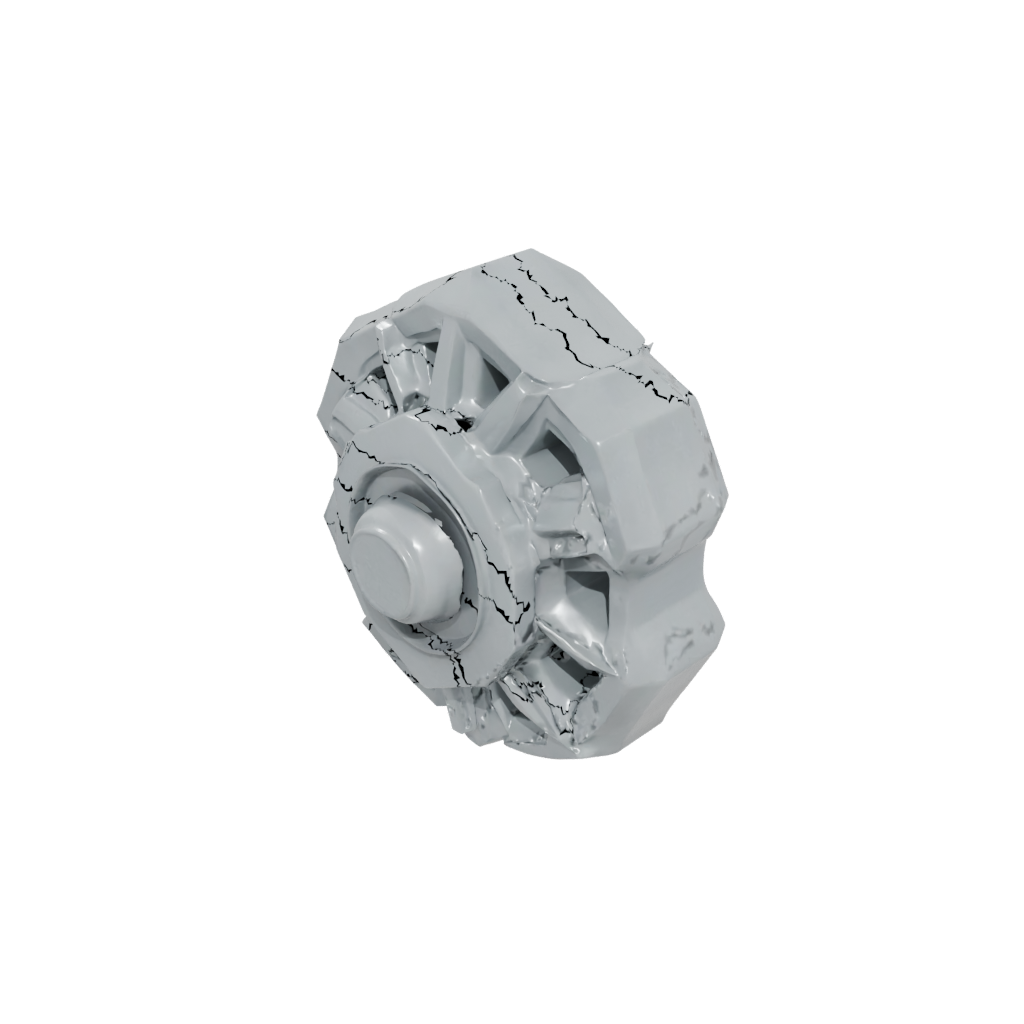 Galaxy Rolling Hex Spinner — fidgets 3D print model, STL