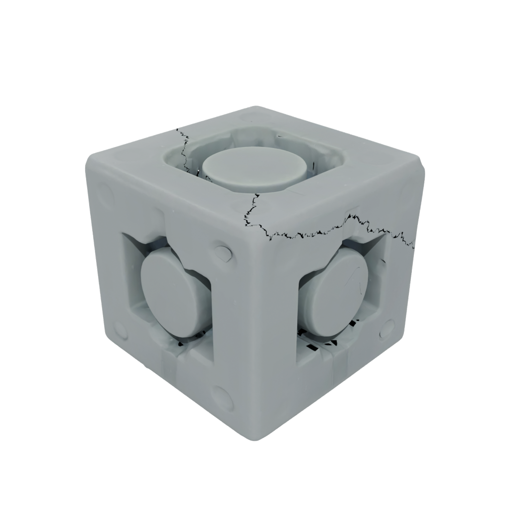 Galaxy Squeeze Stress Cube — fidgets 3D print model, STL