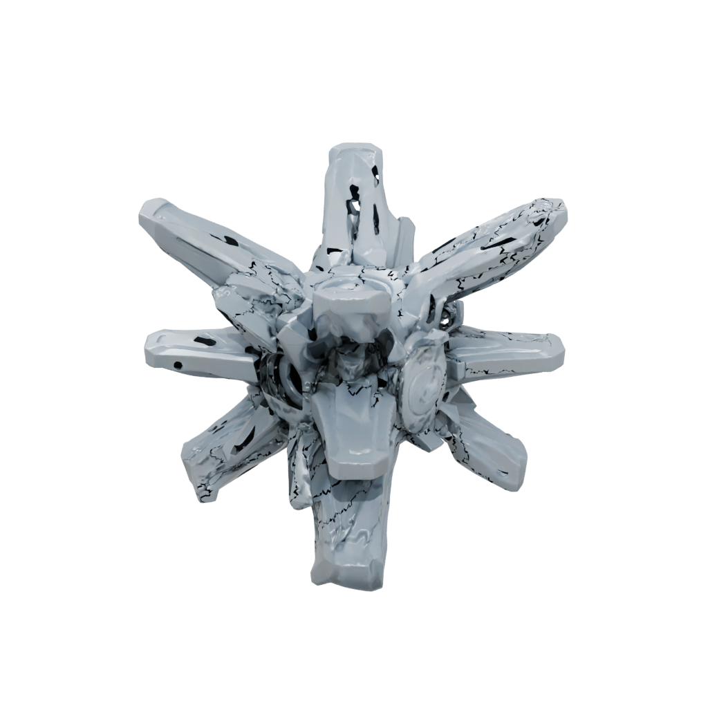 Galaxy Tri-Bar Flip Toy — fidgets 3D print model, STL
