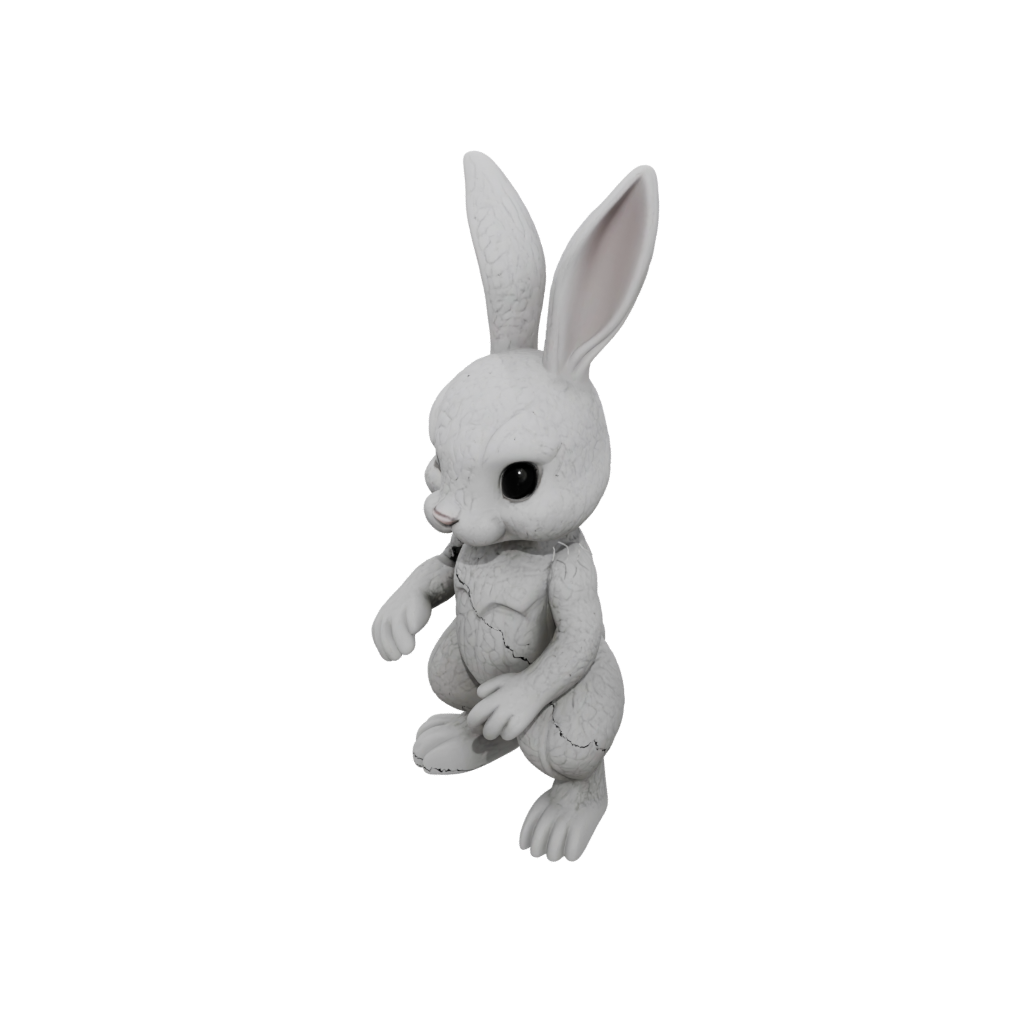 Galaxy Textured Articulated Bunny
