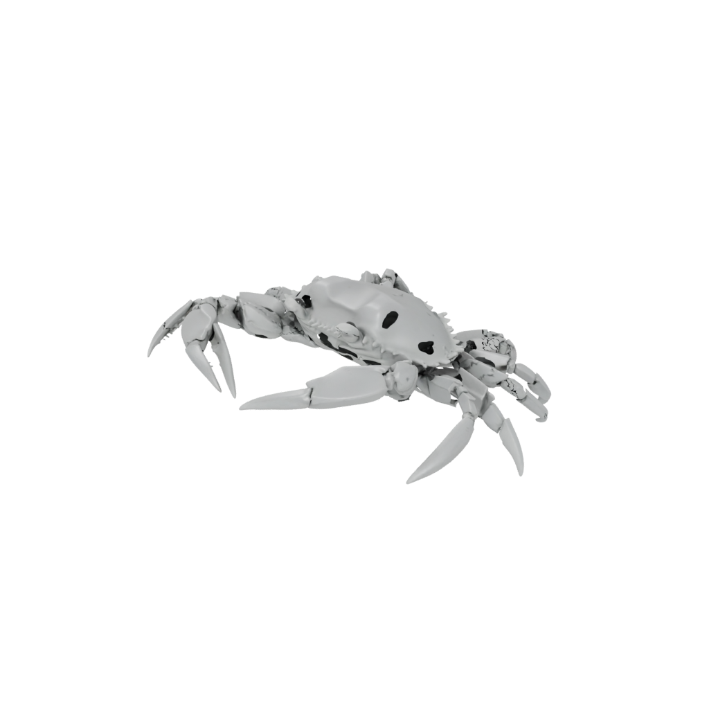 Galaxy Textured Articulated Crab