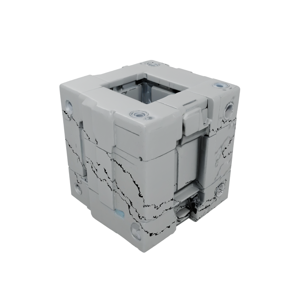 Galaxy Textured Folding Hinge Cube