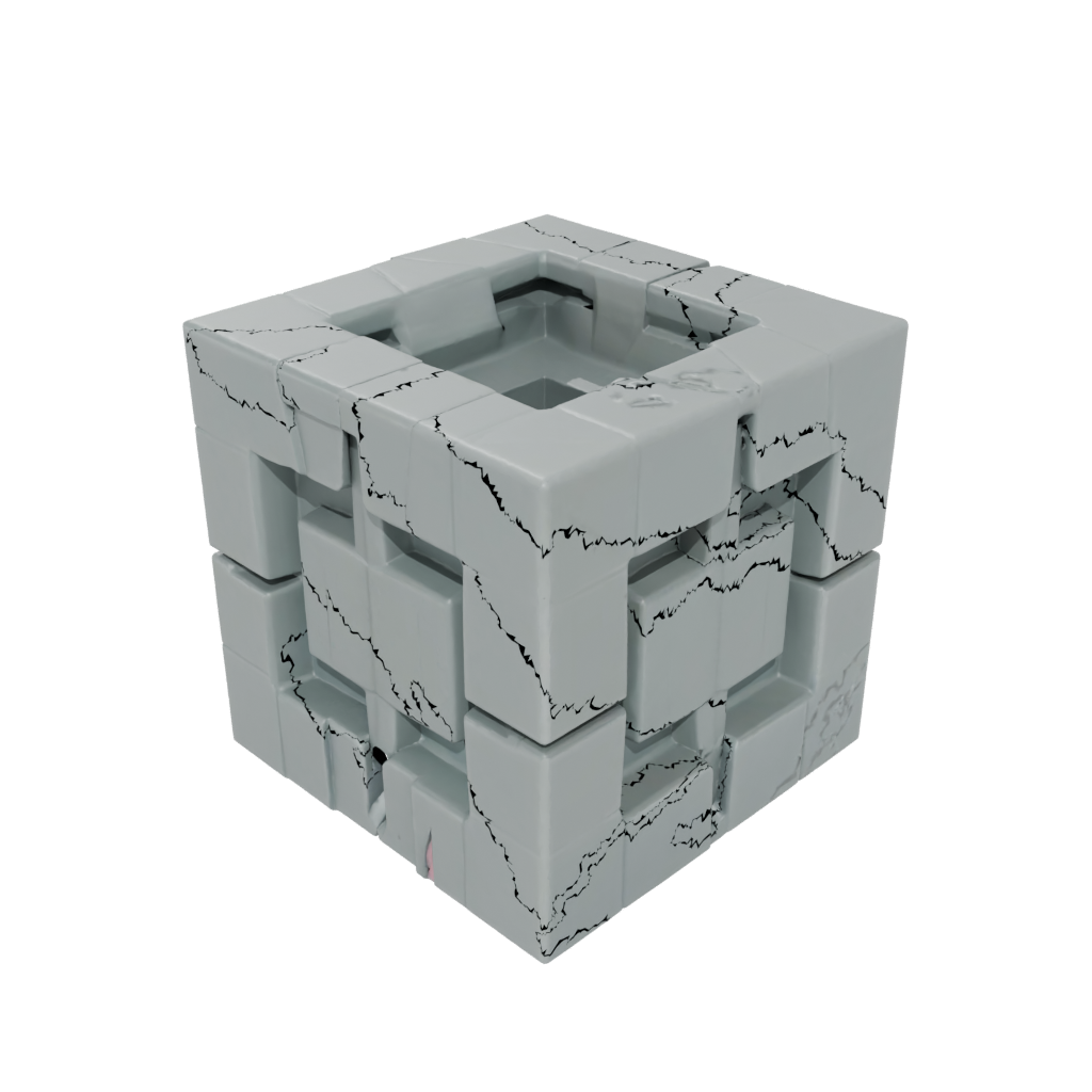 Galaxy Textured Infinity Flip Cube