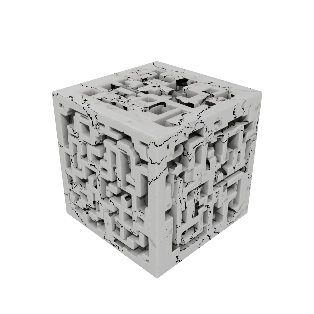 Galaxy Textured Marble Maze Pocket Puzzle