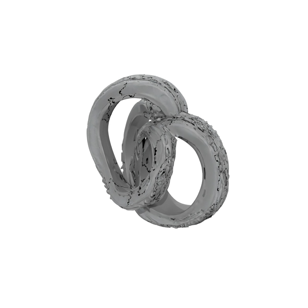 Galaxy Textured Nested Rotating Rings