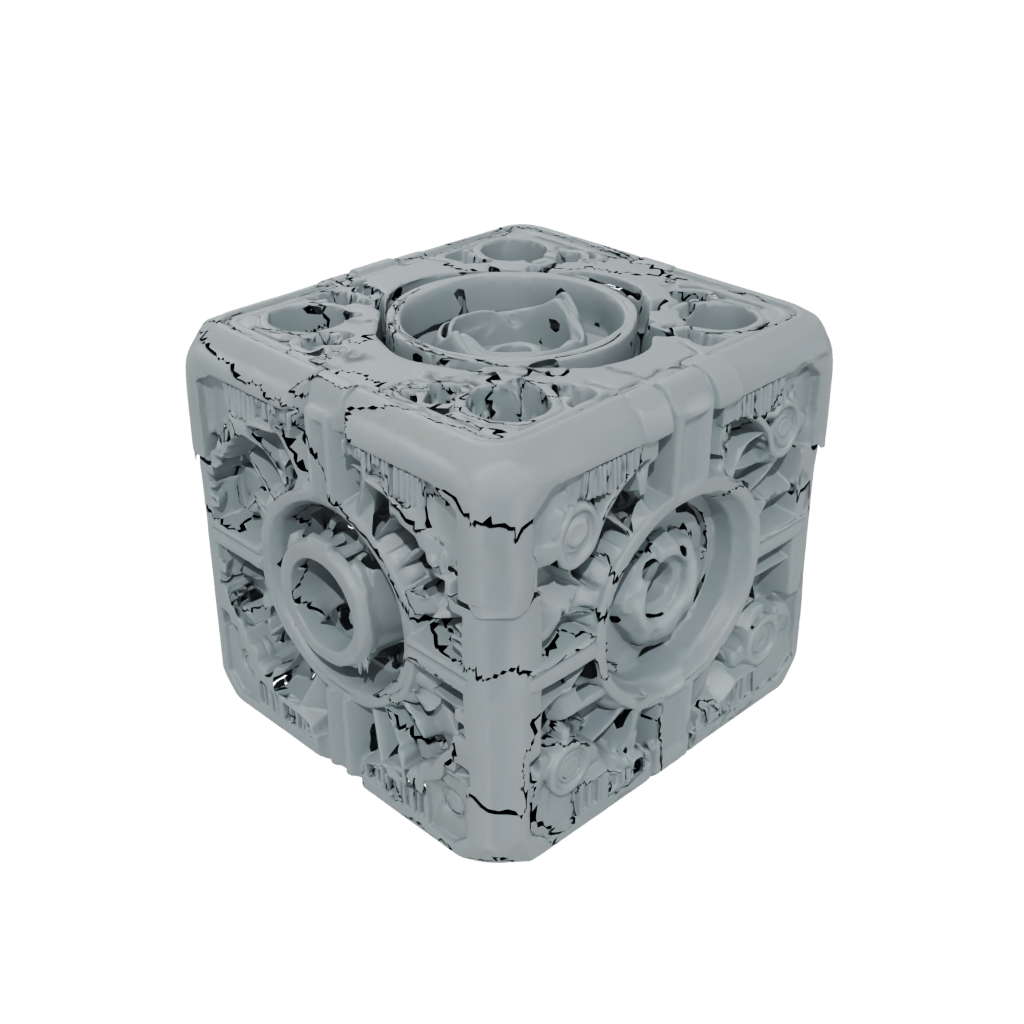 Galaxy Textured Pocket Gear Cube