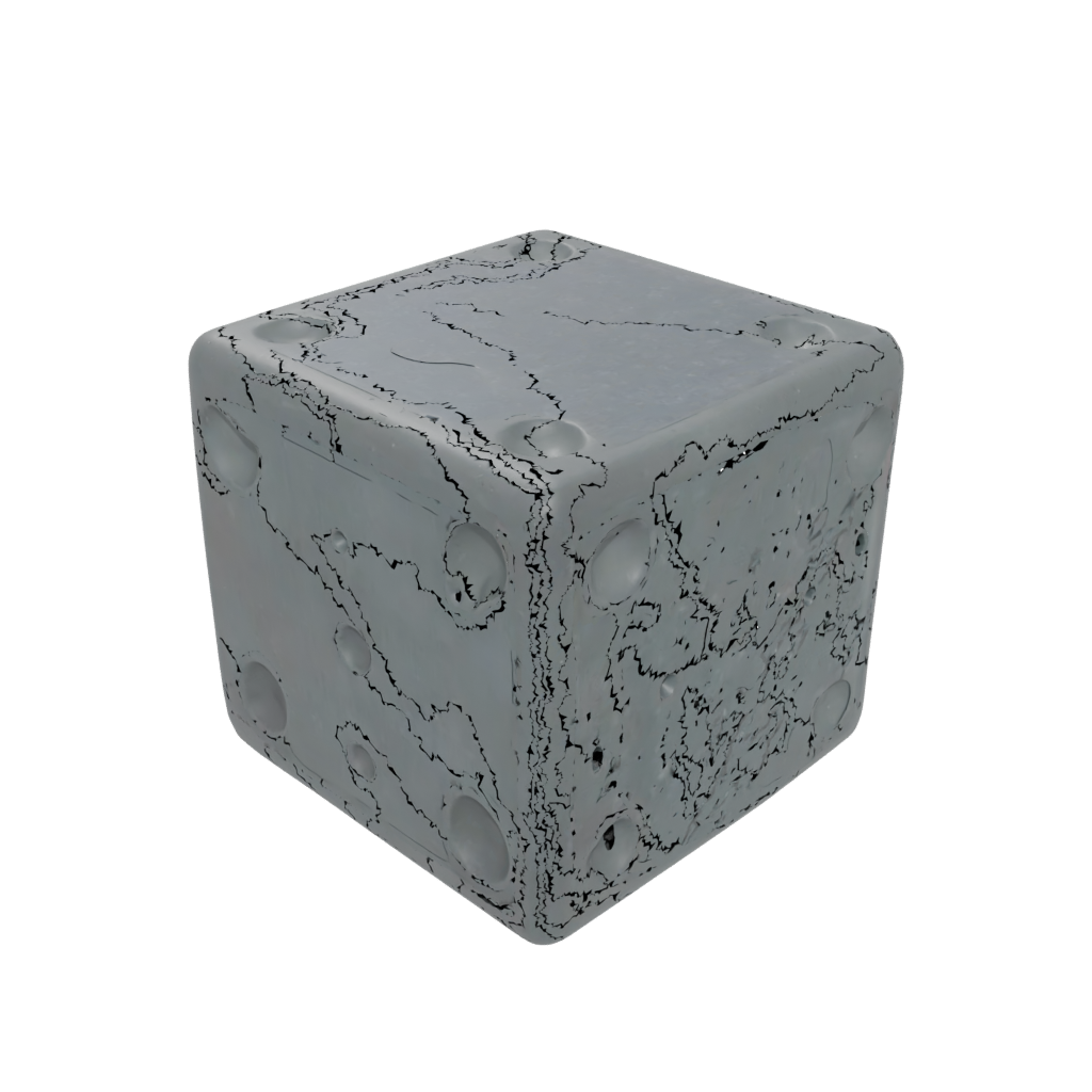 Galaxy Textured Squeeze Stress Cube