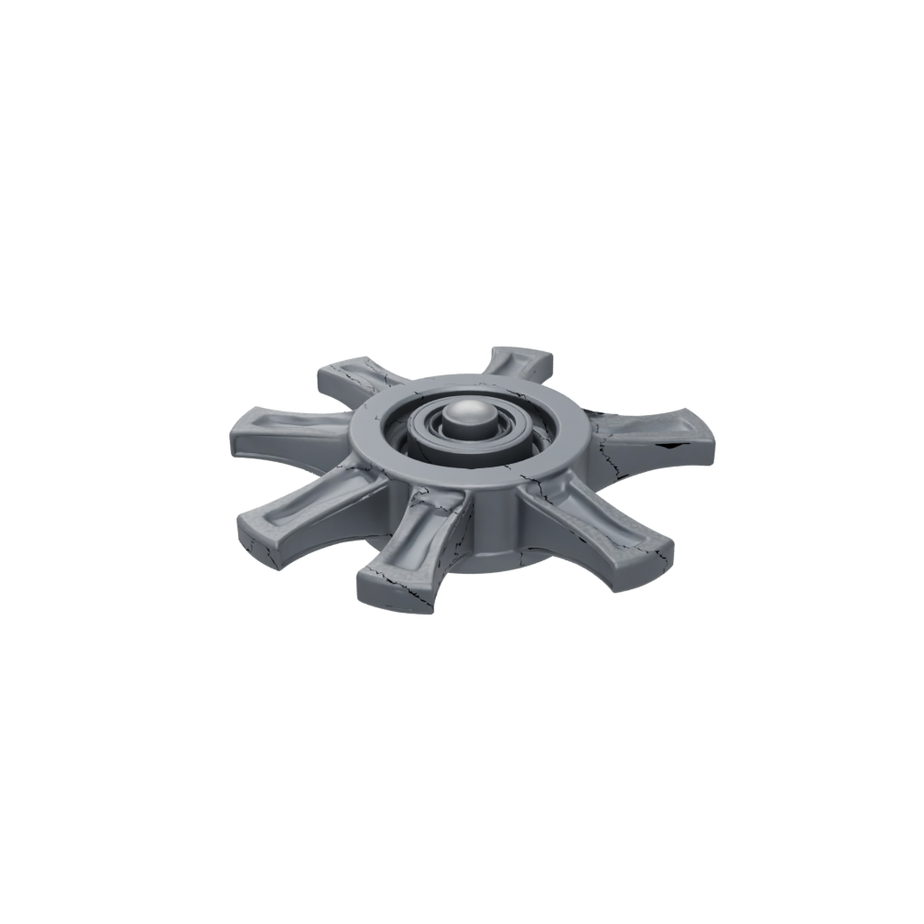 Galaxy Textured Three-Prong Spinner
