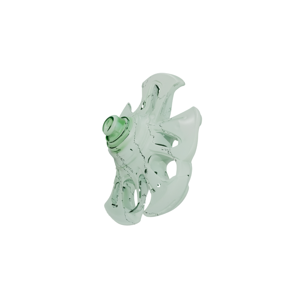 Glow Pocket Articulated Gyroscope Spinner — fidgets 3D print model, STL