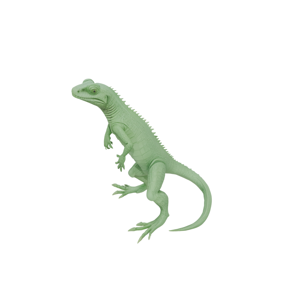 Glow Pocket Articulated Lizard — fidgets 3D print model, STL