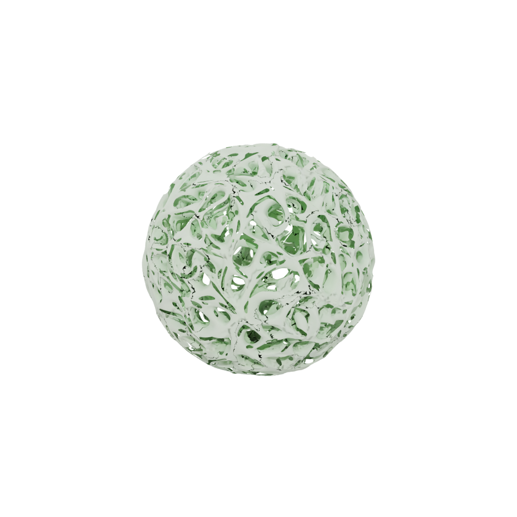 Glow Pocket Kinetic Flow Ball — fidgets 3D print model, STL