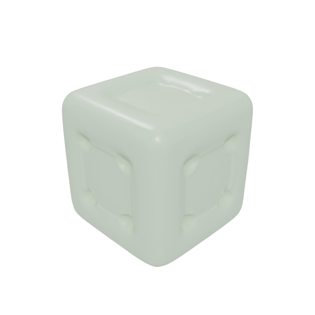 Glow Pocket Squeeze Stress Cube