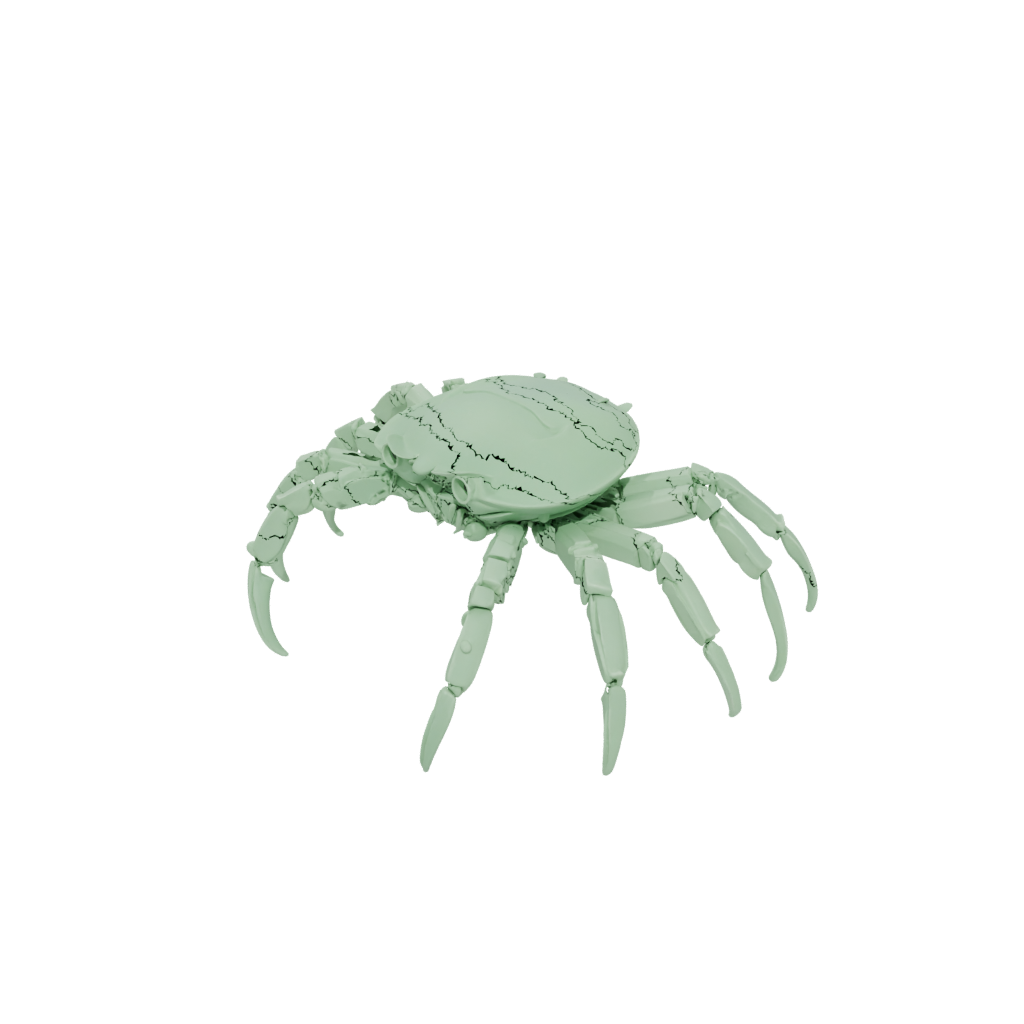 Glow Big Articulated Crab
