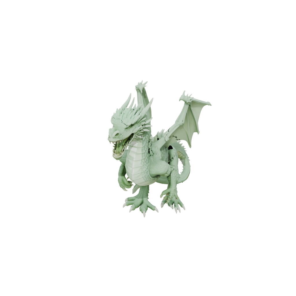 Glow Big Articulated Dragon Long