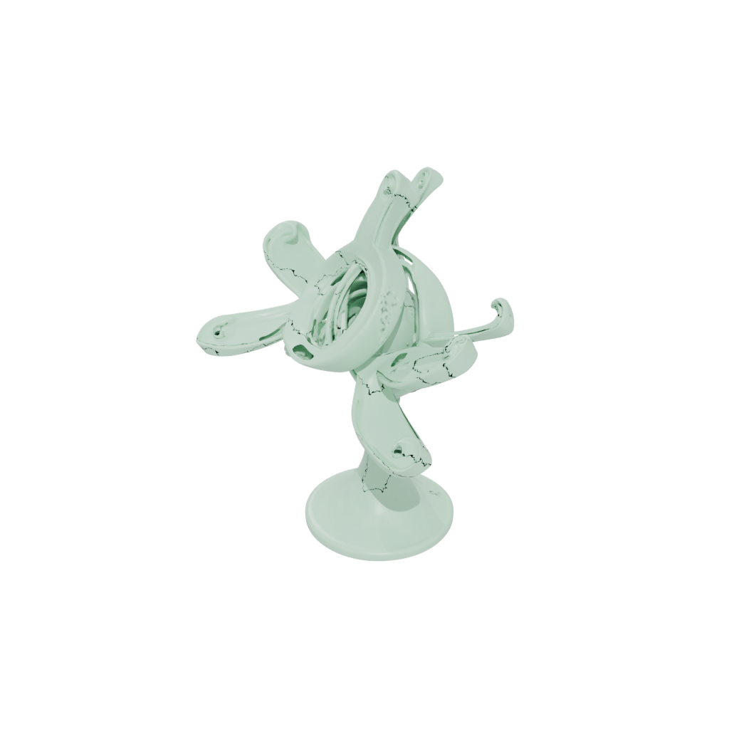 Glow Big Articulated Gyroscope Spinner