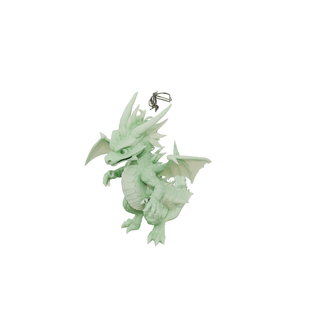Glow Big Articulated Keychain Dragonling