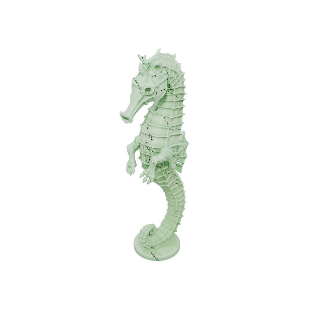 Glow Big Articulated Seahorse