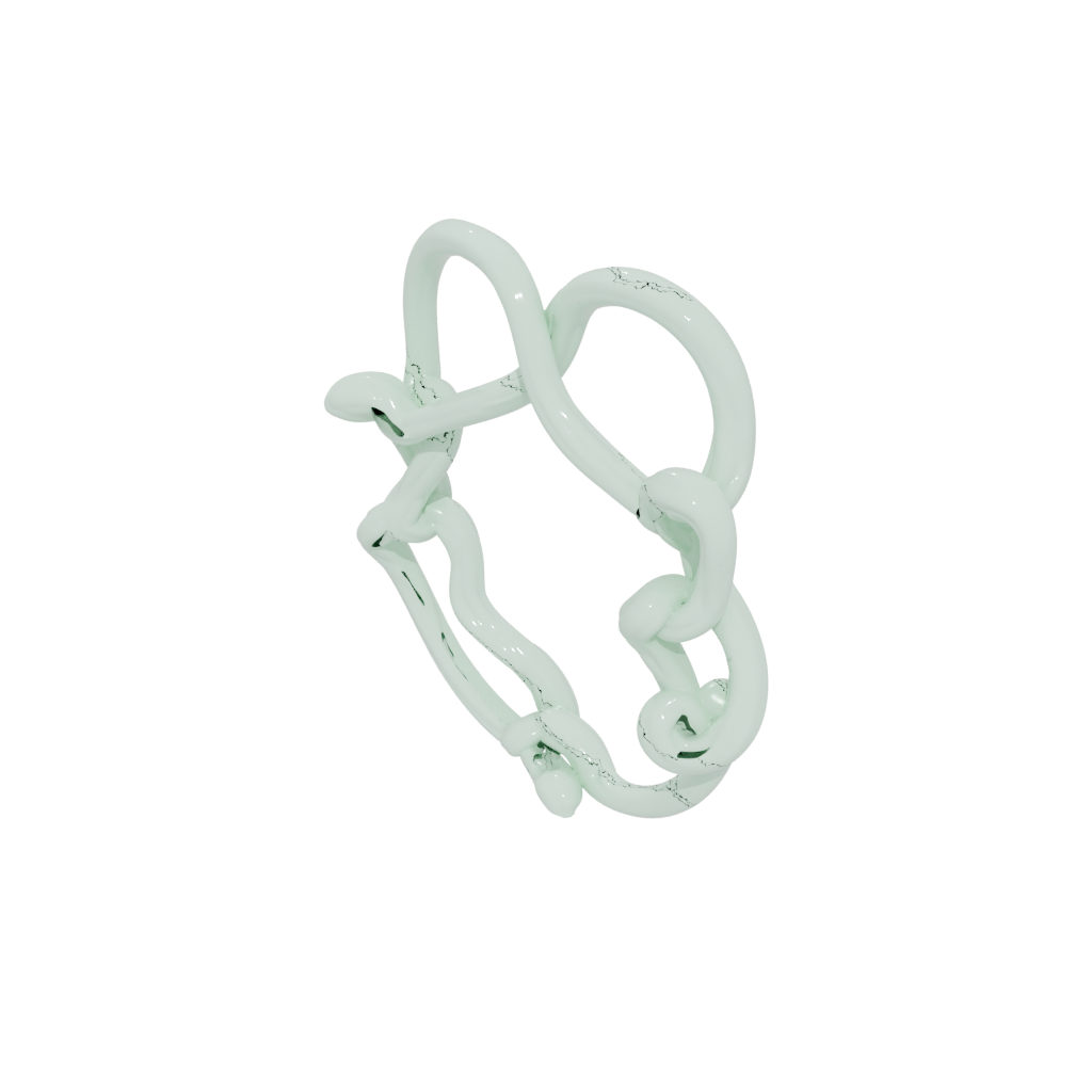 Glow Big Interlocking Ring Chain