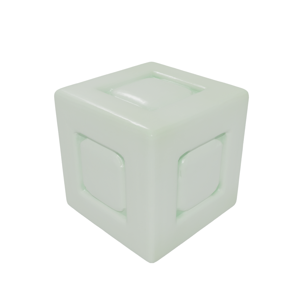 Glow Big Magnet-Free Click Cube