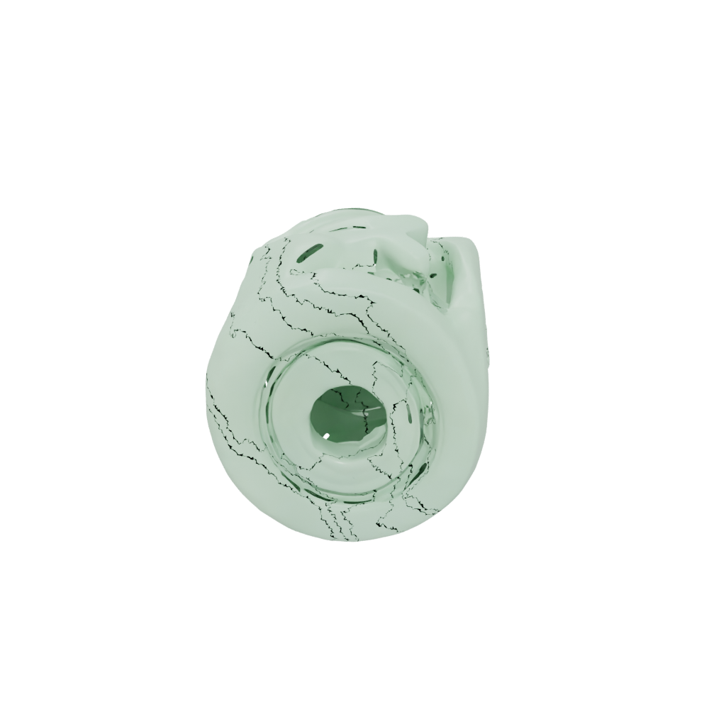 Glow Big Thumb Roller Bar — fidgets 3D print model, STL