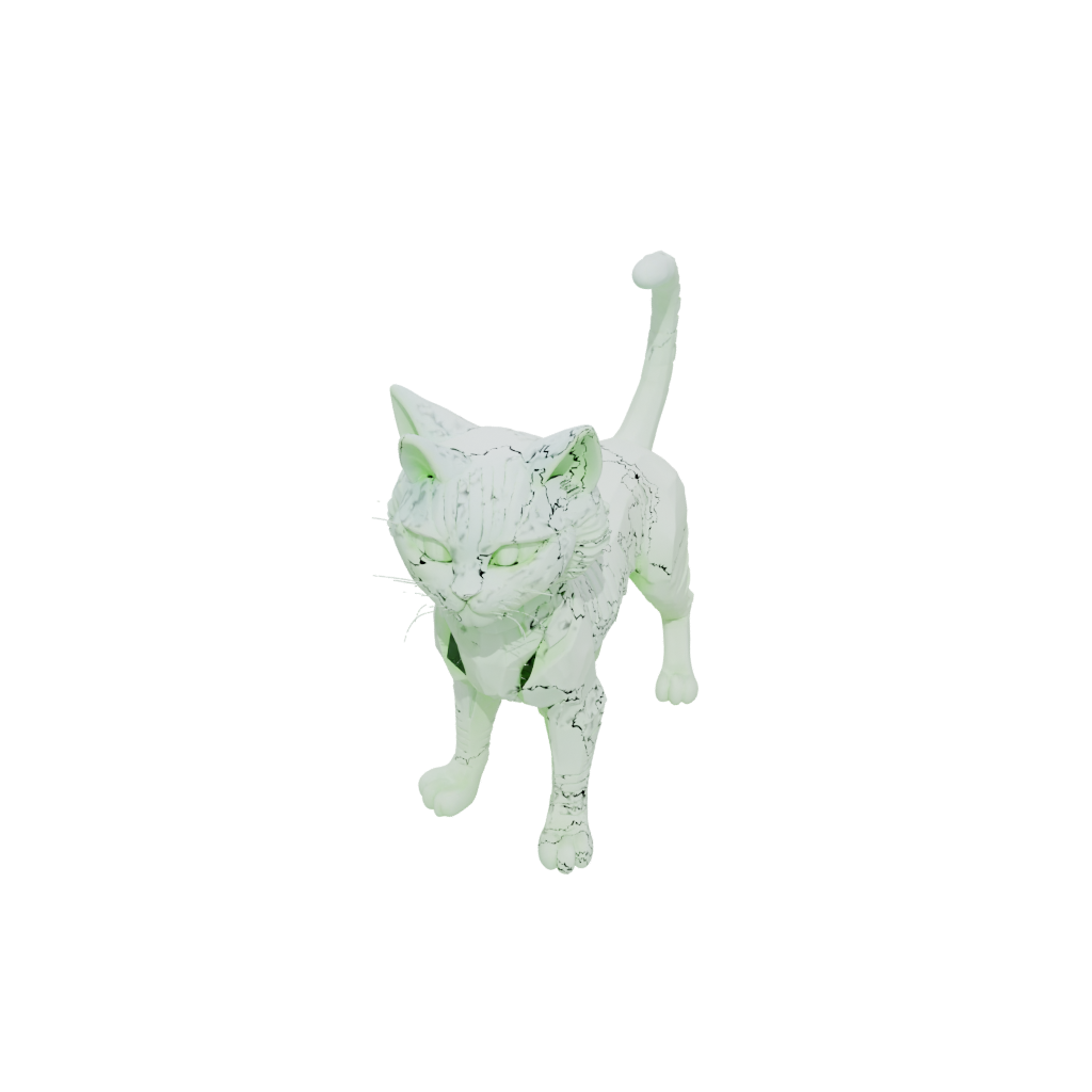 Glow Soft Articulated Cat
