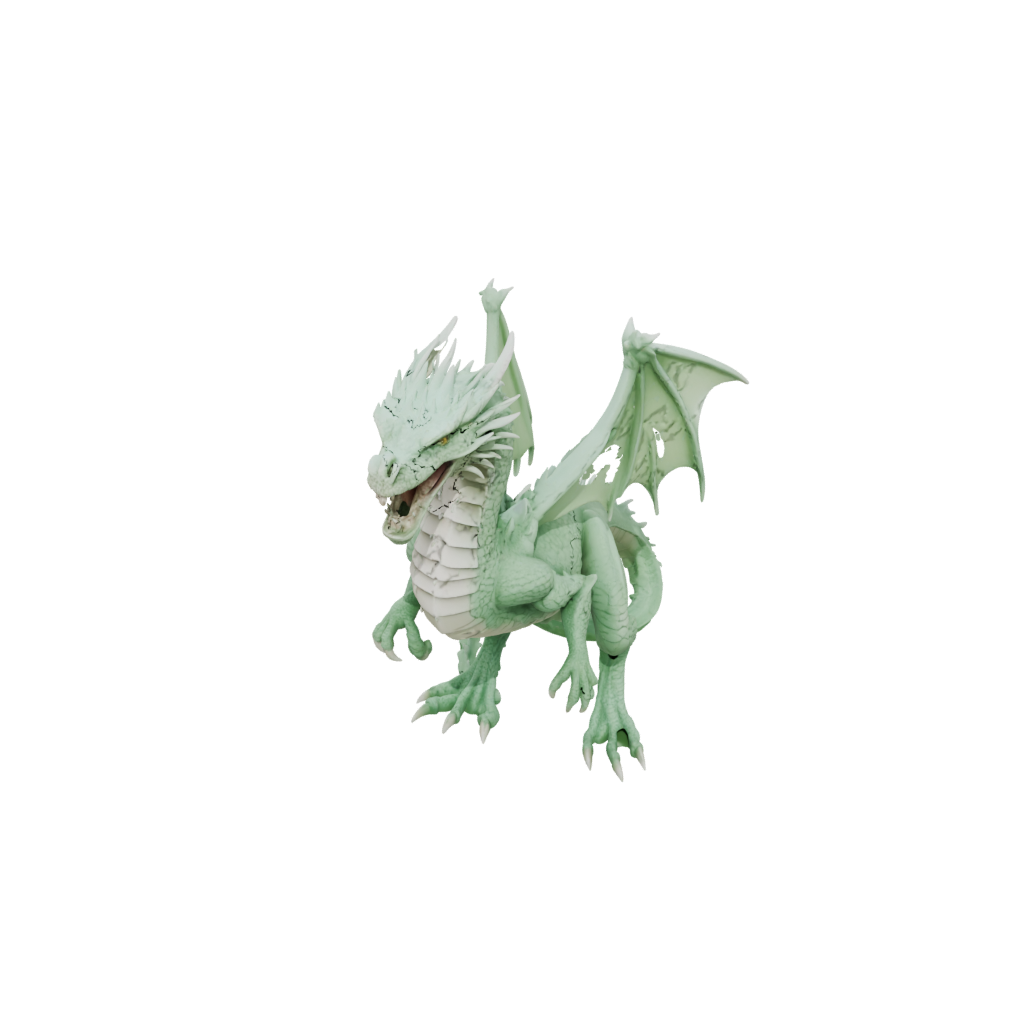 Glow Soft Articulated Dragon Long