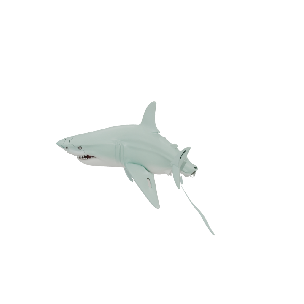 Glow Soft Articulated Shark