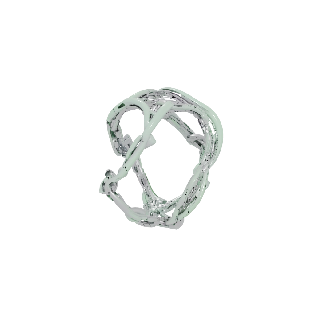 Glow Soft Interlocking Ring Chain