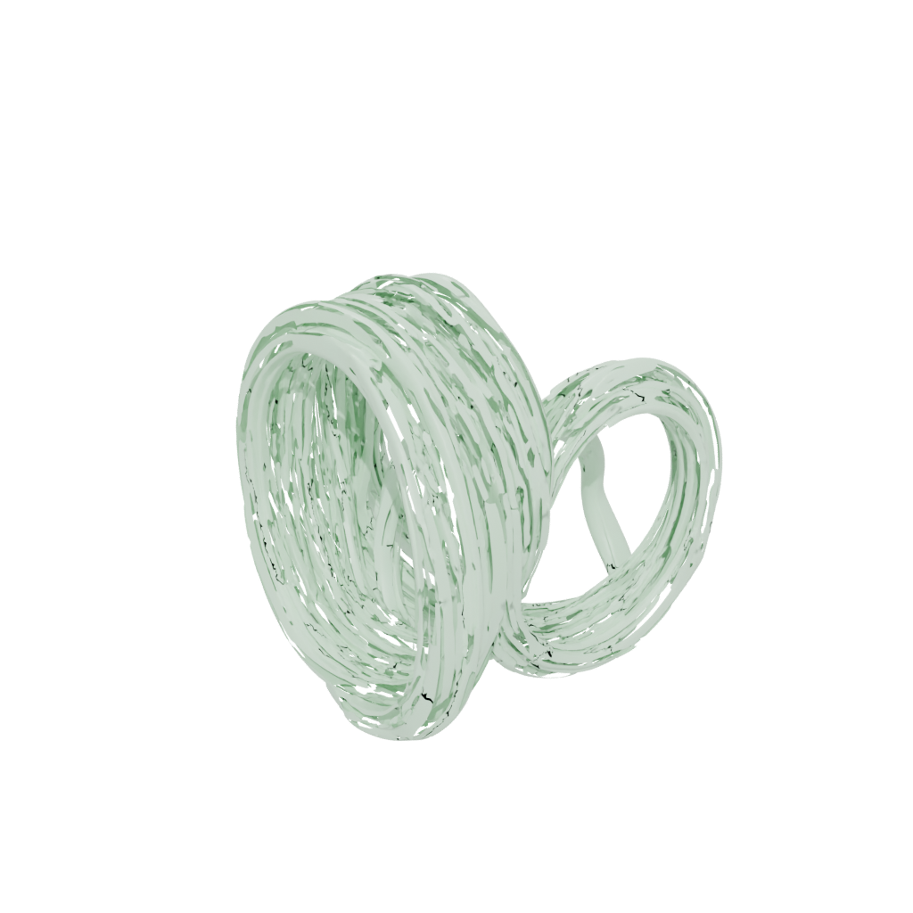 Glow Soft Nested Rotating Rings