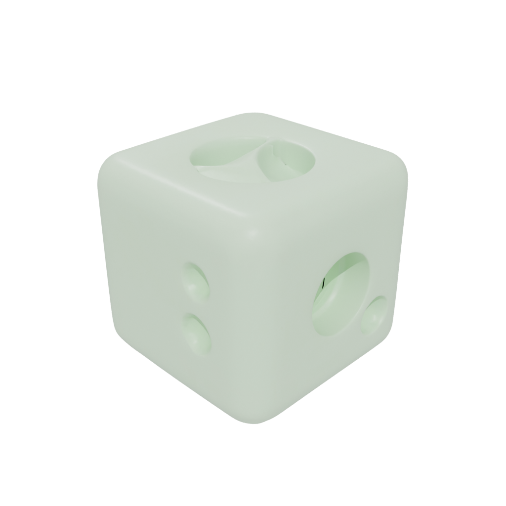 Glow Soft Squeeze Stress Cube