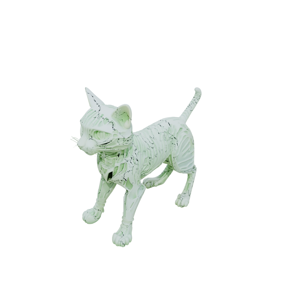 Glow Articulated Cat