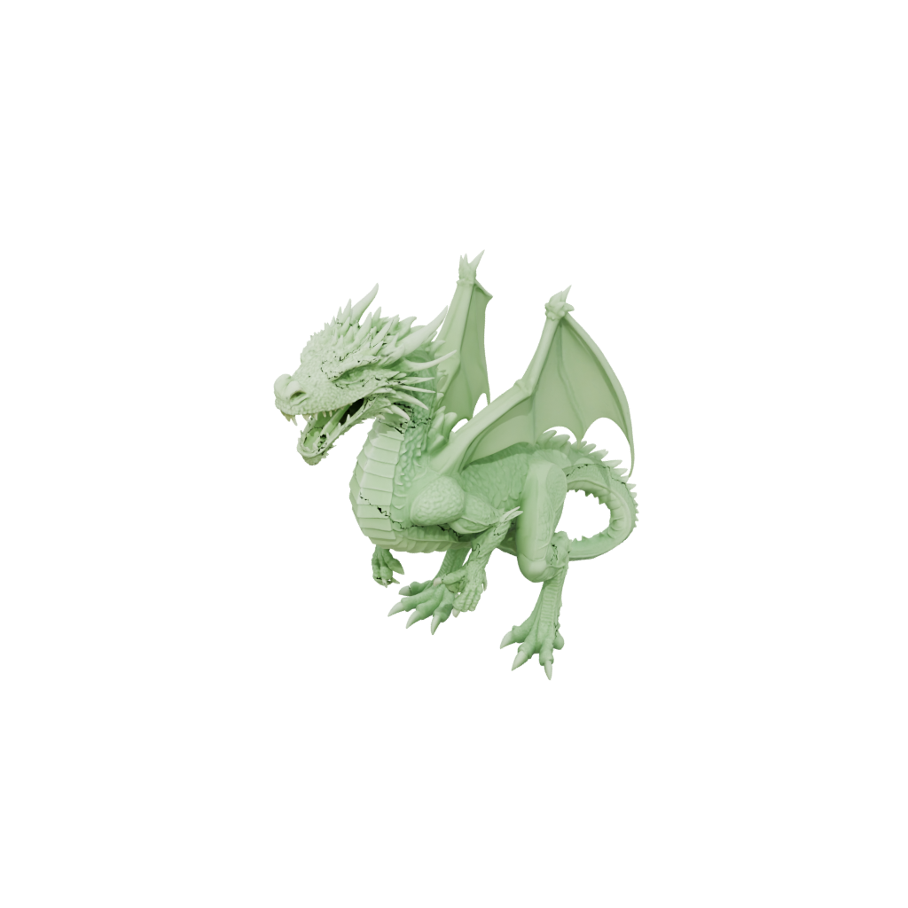 Glow Articulated Dragon Long