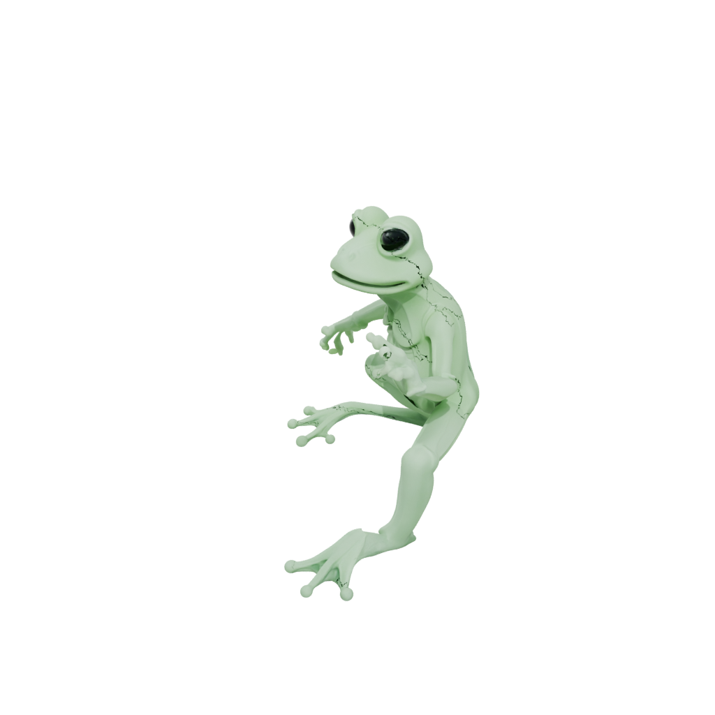 Glow Articulated Frog
