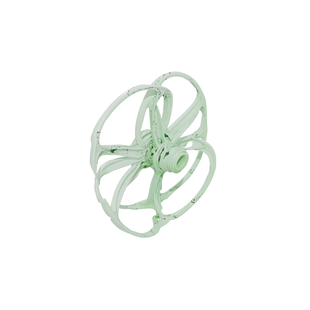 Glow Articulated Gyroscope Spinner
