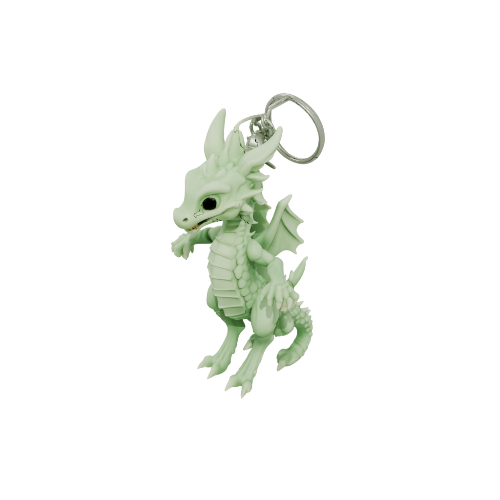 Glow Articulated Keychain Dragonling