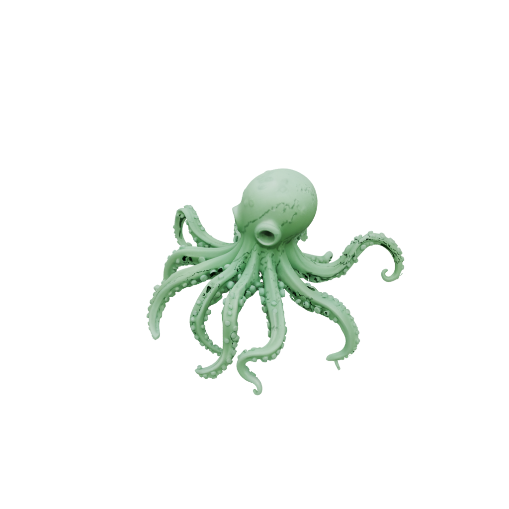 Glow Articulated Octopus Mini