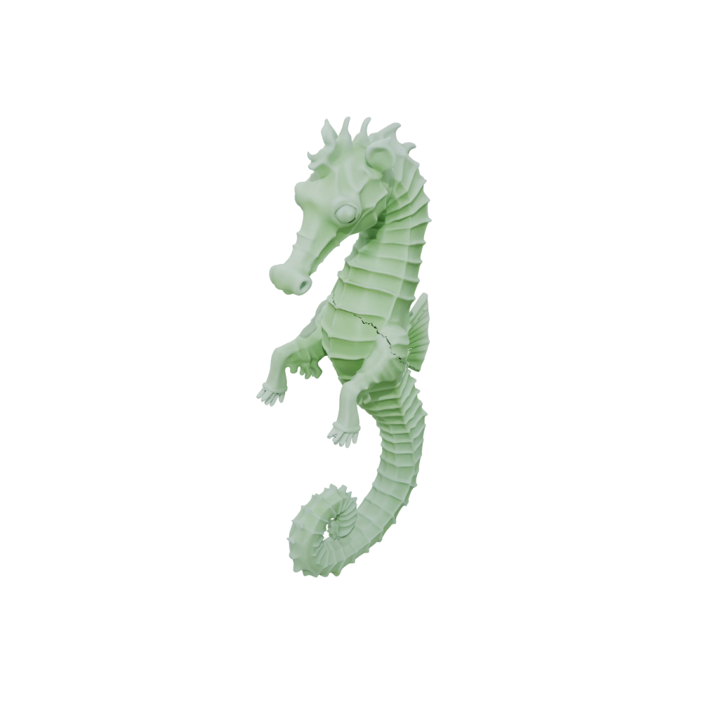 Glow Articulated Seahorse