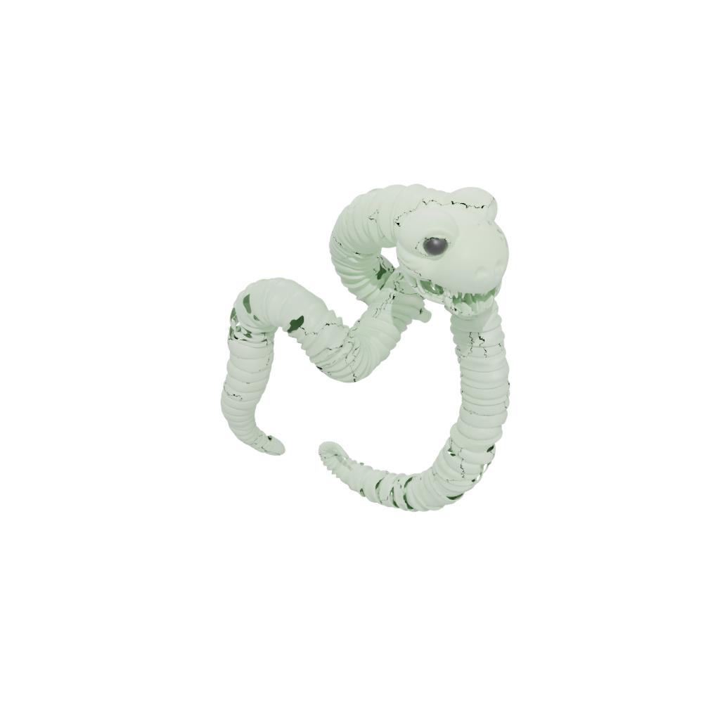 Glow Articulated Worm