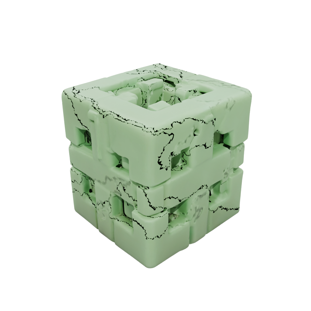 Glow Folding Hinge Cube