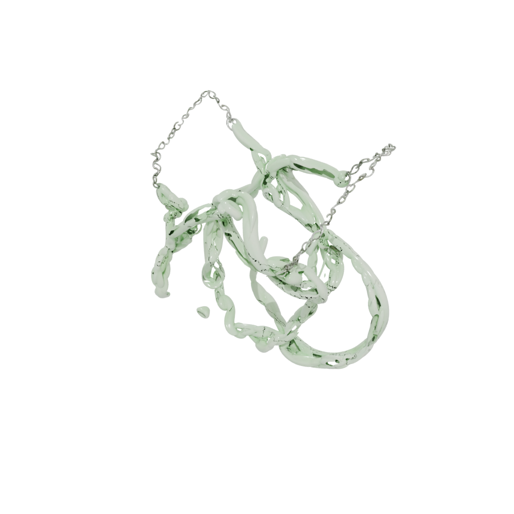Glow Interlocking Ring Chain