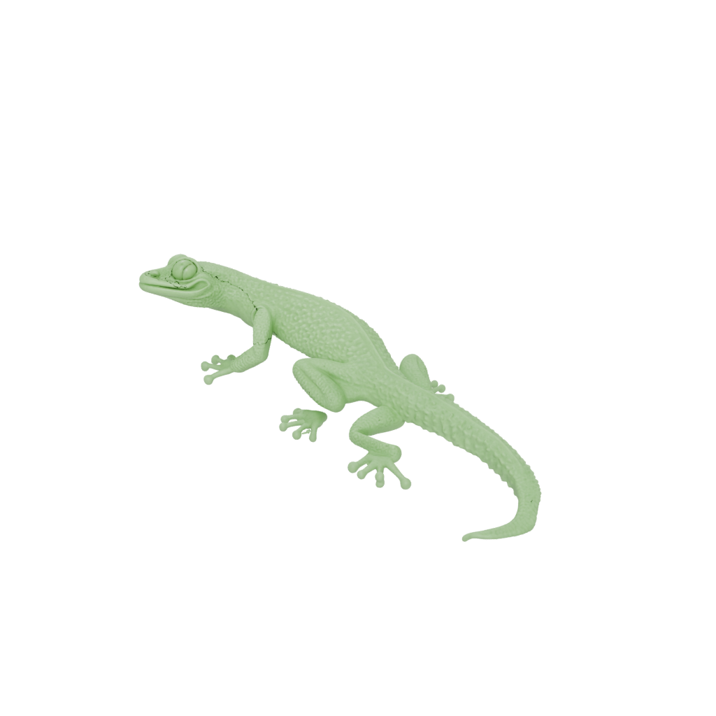 Glow Textured Articulated Gecko
