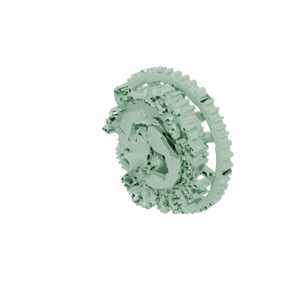 Glow Textured Gear-Train Fidget
