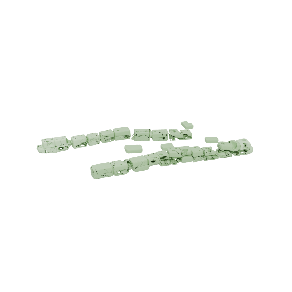Glow Textured Pivot Domino Chain