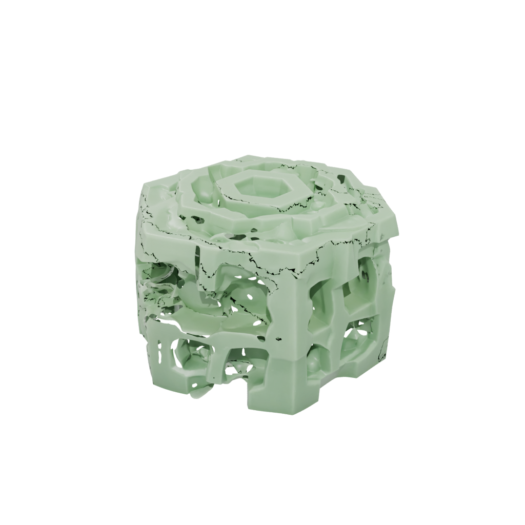 Glow Textured Snap-Pop Hexagon