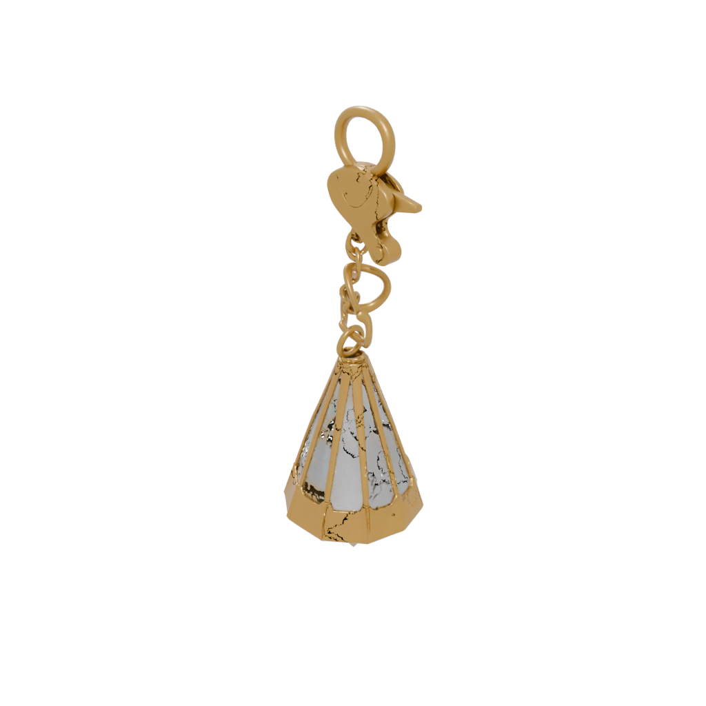 Gold Pocket Click-Clack Pendulum Toy