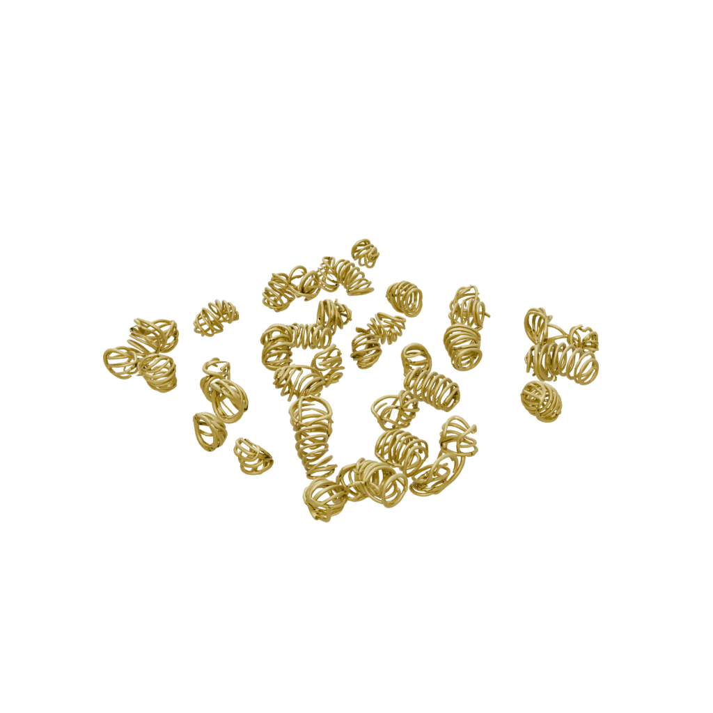 Gold Pocket Compression Spring Toy