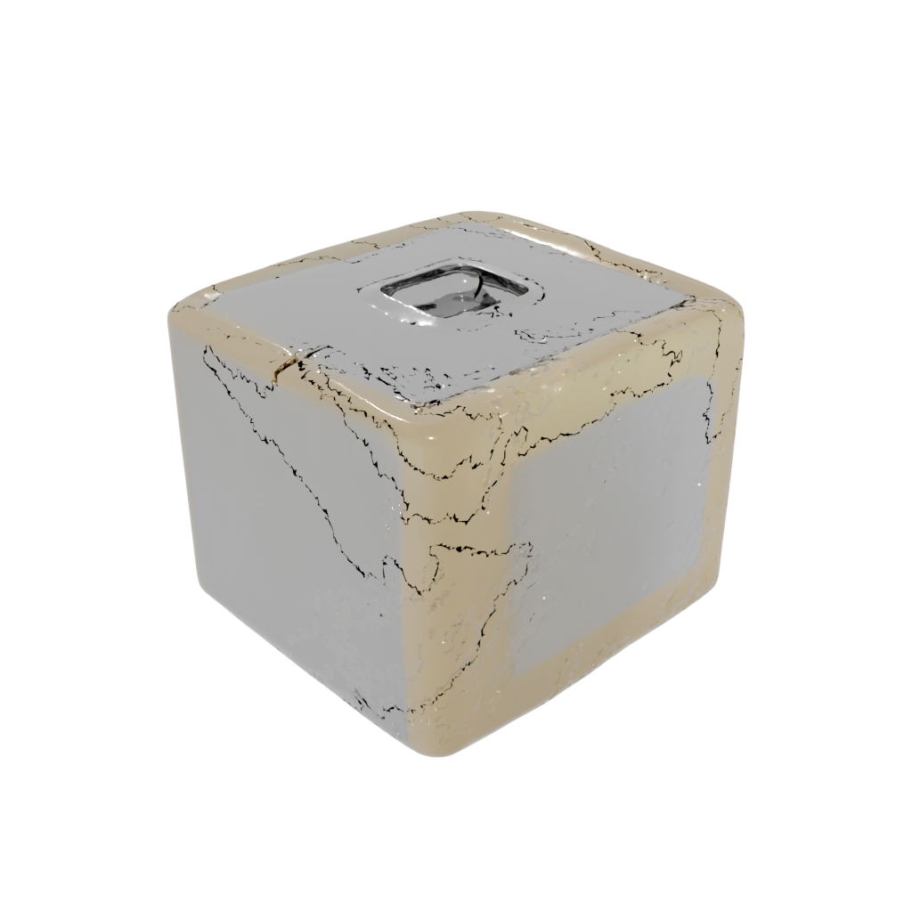 Gold Pocket Magnet-Free Click Cube