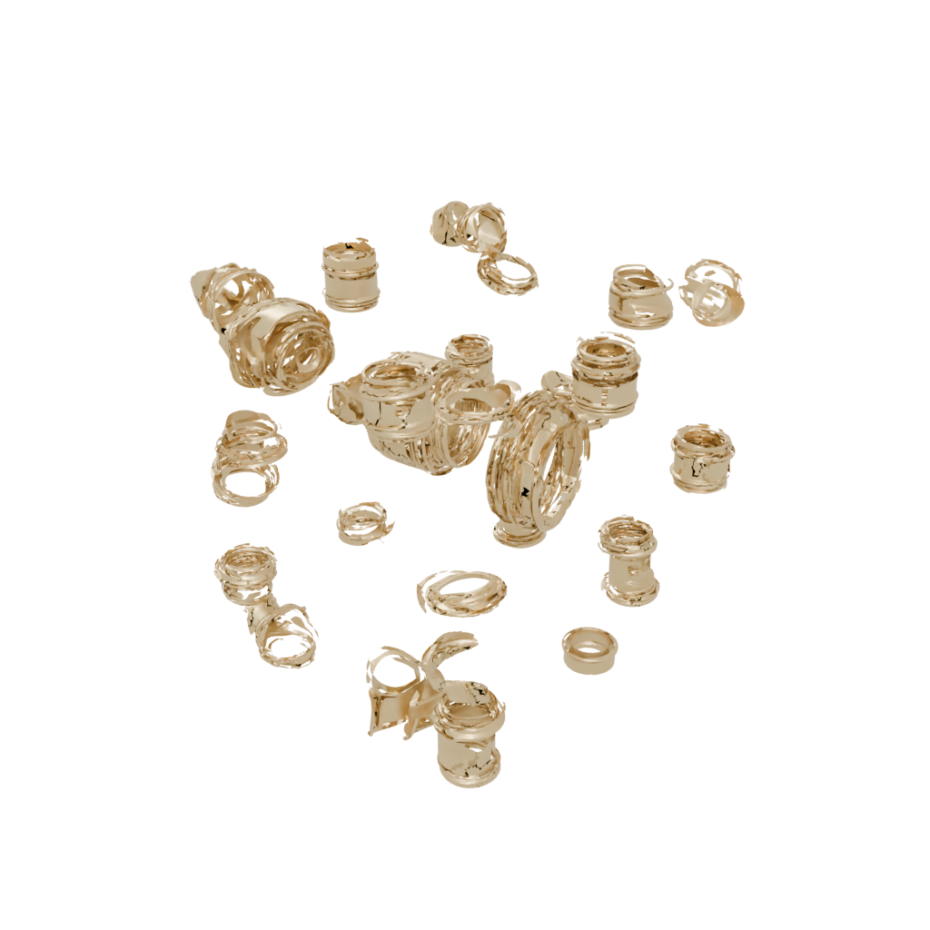 Gold Big Twist-Lock Barrel