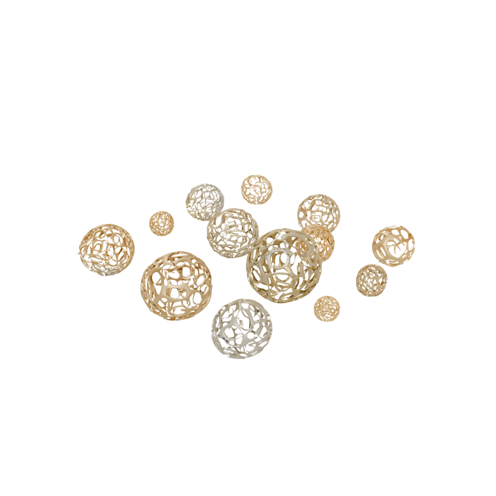 Gold Soft Kinetic Flow Ball