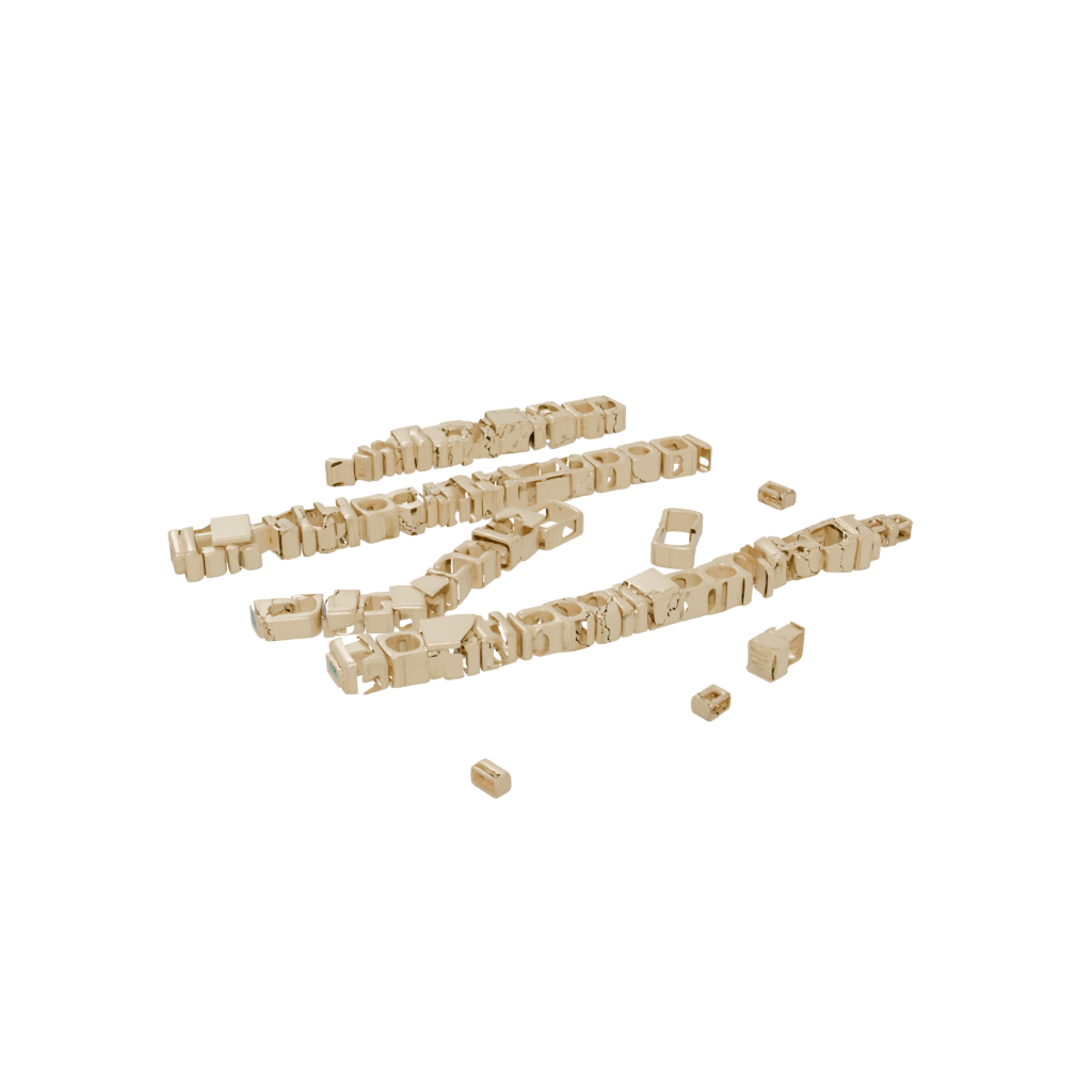 Gold Soft Pivot Domino Chain